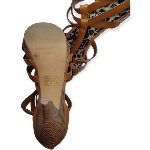 Jessica Simpson Sandals Camie Brown Size 9B - Picture 6 of 8